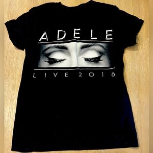 Adele Live 2016 Concert Tour T-Shirt Size Small